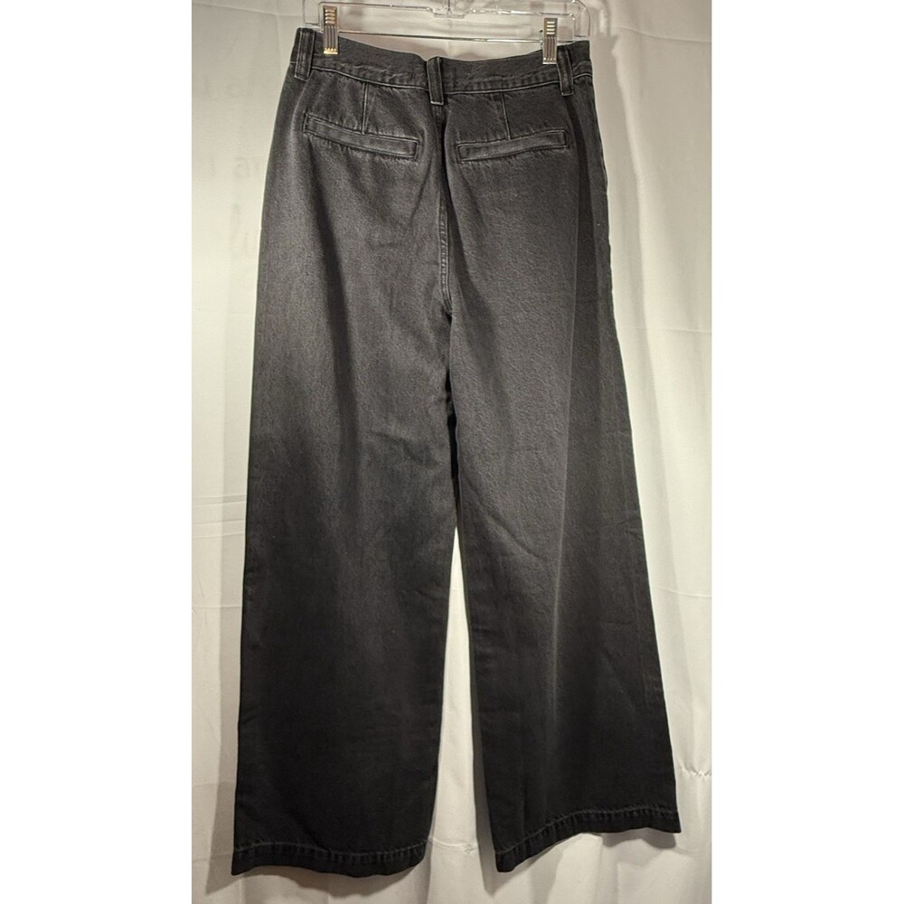 MADEWELL The Harlow Wide-Leg Black Jeans Women's Size 27 NWT - Picture 4 of 10